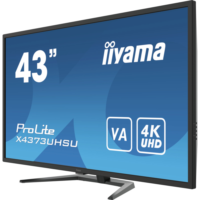 iiyama ProLite X4373UHSU-B1 écran plat de PC 108 cm (42.5") 3840 x 2160 pixels 4K Ultra HD Noir