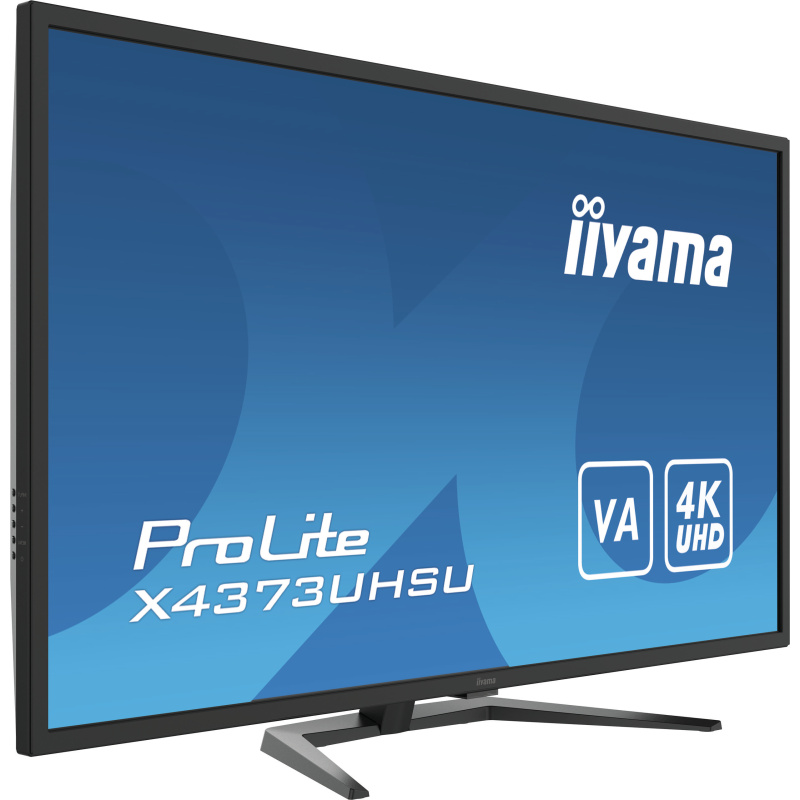 iiyama ProLite X4373UHSU-B1 écran plat de PC 108 cm (42.5") 3840 x 2160 pixels 4K Ultra HD Noir