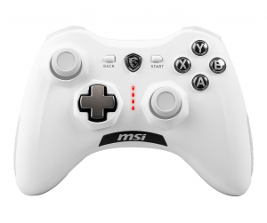 MSI S10-43G0040-EC4 accessoire de jeux vidéo Blanc USB 2.0 Manette de jeu Analogique/Numérique Android, PC