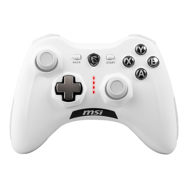 MSI S10-43G0040-EC4 accessoire de jeux vidéo Blanc USB 2.0 Manette de jeu Analogique/Numérique Android, PC