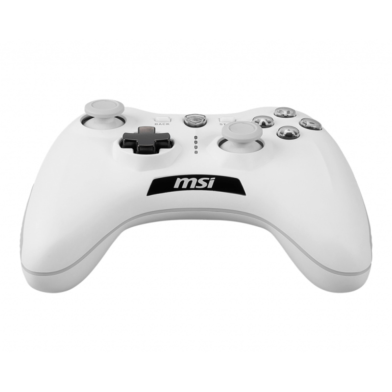 MSI S10-43G0040-EC4 accessoire de jeux vidéo Blanc USB 2.0 Manette de jeu Analogique/Numérique Android, PC