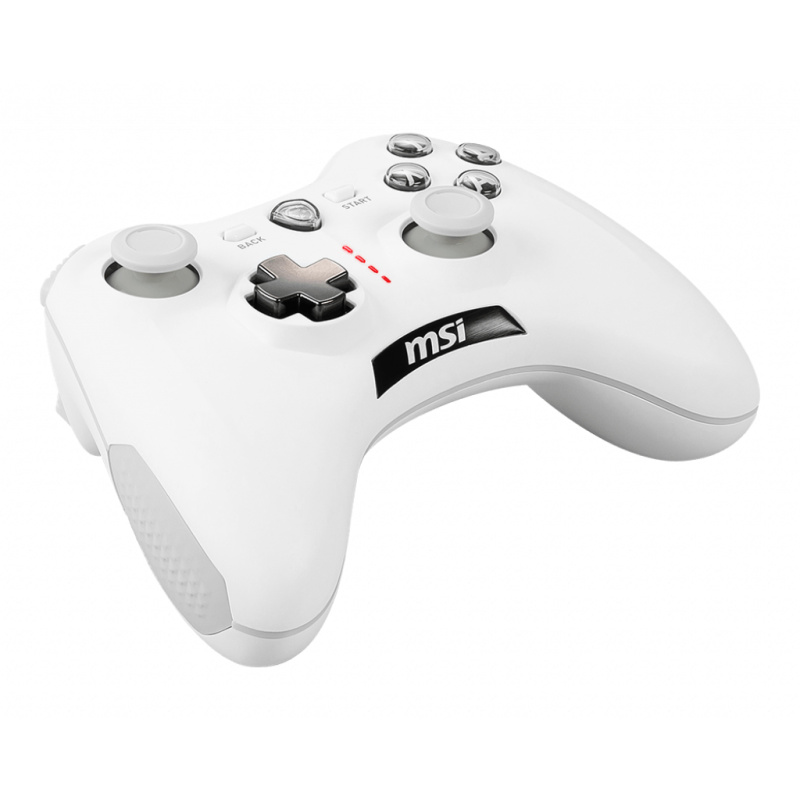 MSI S10-43G0040-EC4 accessoire de jeux vidéo Blanc USB 2.0 Manette de jeu Analogique/Numérique Android, PC