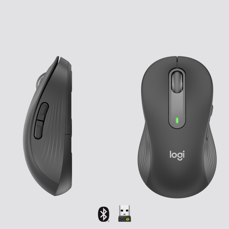 Logitech Signature M650 souris Bureau Gauche RF sans fil + Bluetooth Optique 4000 DPI