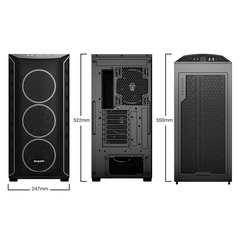 be quiet! Shadow Base 800 FX Black Midi Tower Noir