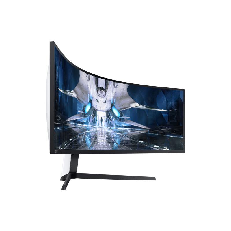 Samsung S49AG950NP écran plat de PC 124,5 cm (49") 5120 x 1440 pixels UltraWide Dual Quad HD LED Blanc