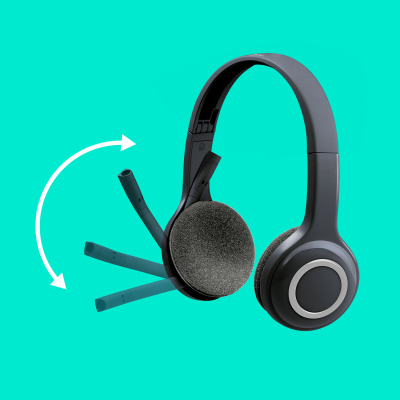 Logitech H600 WIRELESS HEADSET Pour ordinateurs via récepteur USB