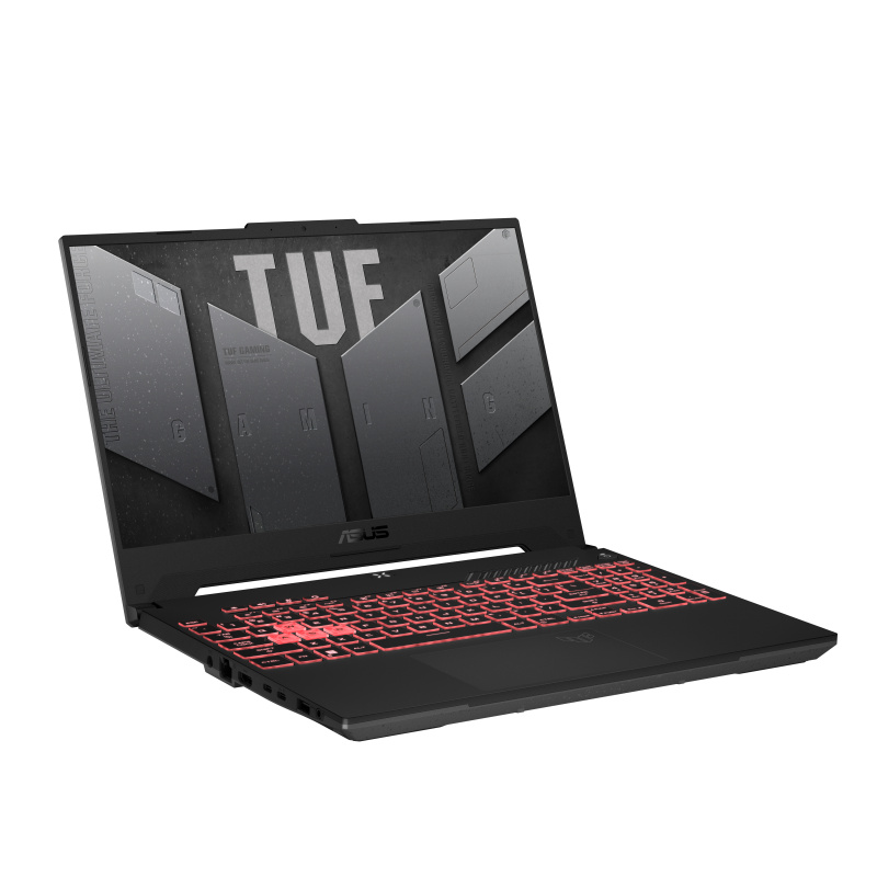 ASUS TUF Gaming A15 TUF507RR-HN014W AMD Ryzen™ 7 6800H Ordinateur portable 39,6 cm (15.6") Full HD 16 Go DDR5-SDRAM 512 Go SSD NVIDIA GeForce RTX 3070 Wi-Fi 6 (802.11ax) Windows 11 Home Gris