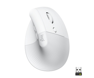 Logitech Lift souris Bureau Droitier RF sans fil + Bluetooth Optique 4000 DPI