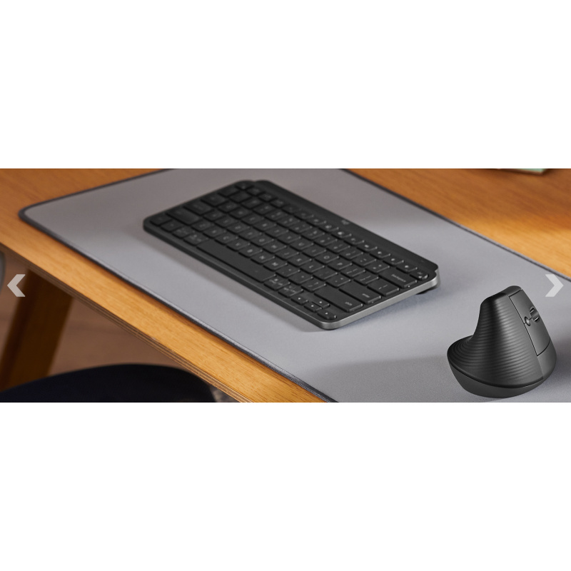 Logitech Lift souris Bureau Gauche RF sans fil + Bluetooth Optique 4000 DPI