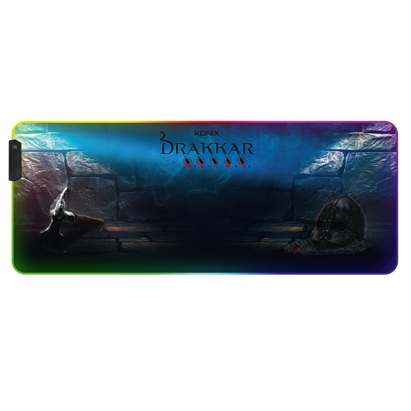 Konix Drakkar Prime Hetland XL Tapis de souris de jeu Multicolore