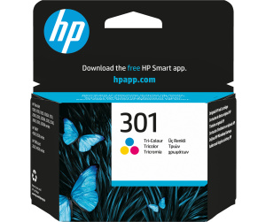 HP 301 cartouche d'encre trois couleurs authentique