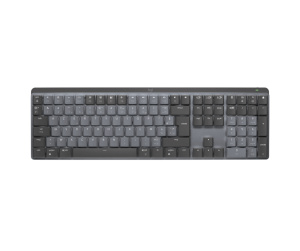 Logitech MX Mechanical clavier Bureau RF sans fil + Bluetooth AZERTY Français Graphite, Gris