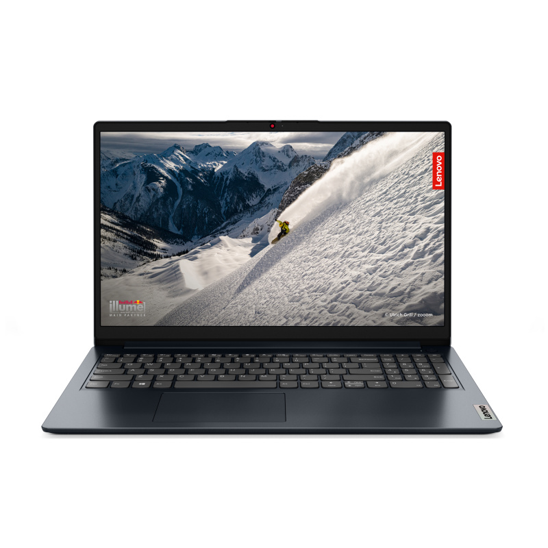 Lenovo IdeaPad 1 AMD Ryzen™ 7 5700U Ordinateur portable 39,6 cm (15.6") Full HD 16 Go DDR4-SDRAM 512 Go SSD Wi-Fi 6 (802.11ax) Windows 11 Home Bleu