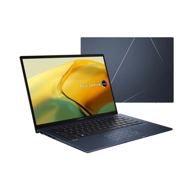 ASUS Zenbook 14 OLED BX3402ZA-KM771W Intel® Core™ i5 i5-1240P Ordinateur portable 35,6 cm (14") 2.8K 16 Go LPDDR5-SDRAM 512 Go SSD Wi-Fi 6E (802.11ax) Windows 11 Home Bleu