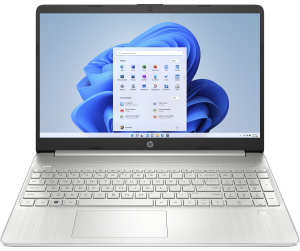 HP 15s-eq2097nf AMD Ryzen™ 7 5700U Ordinateur portable 39,6 cm (15.6") Full HD 16 Go DDR4-SDRAM 512 Go SSD Wi-Fi 5 (802.11ac) Windows 11 Home Argent