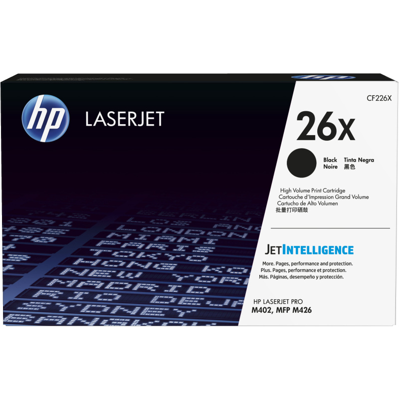 HP 26X toner LaserJet noir grande capacité authentique