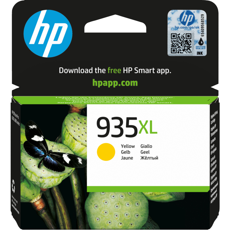 HP 935XL cartouche d'encre jaune authentique grande capacité