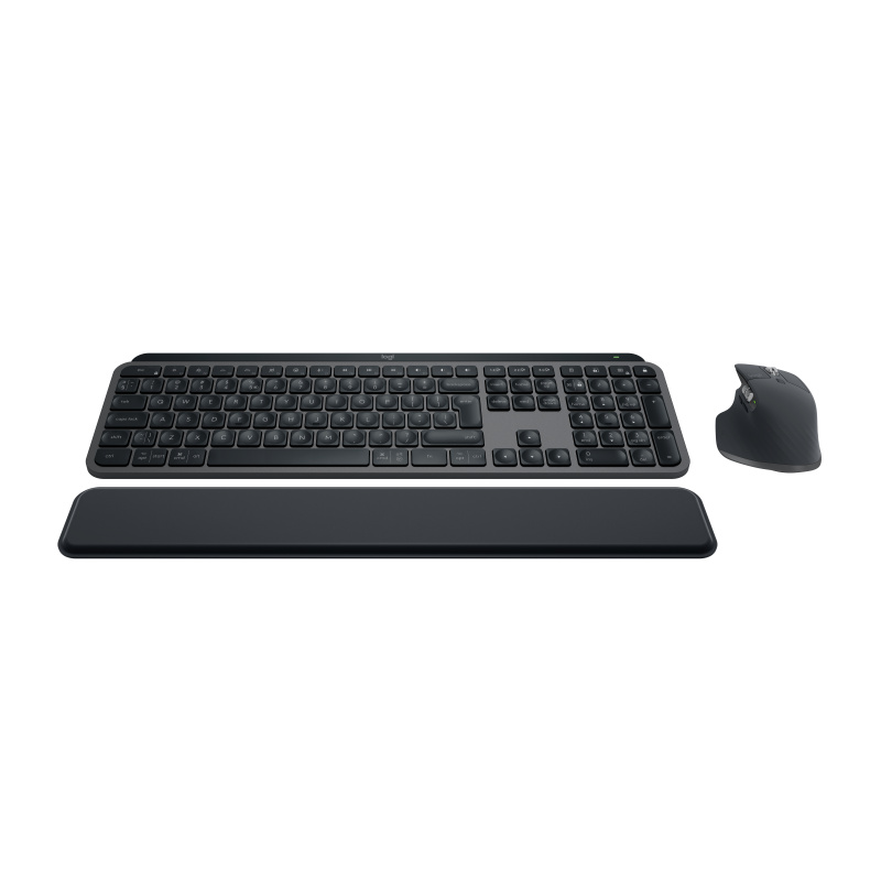 Logitech MX Keys S Combo clavier Souris incluse Bureau RF sans fil + Bluetooth AZERTY Belge Graphite