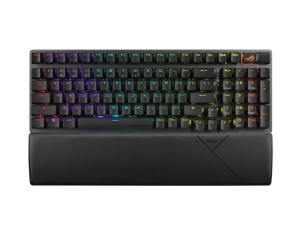 ASUS ROG Strix Scope II 96 Wireless clavier USB + RF Wireless + Bluetooth QWERTY Français Noir