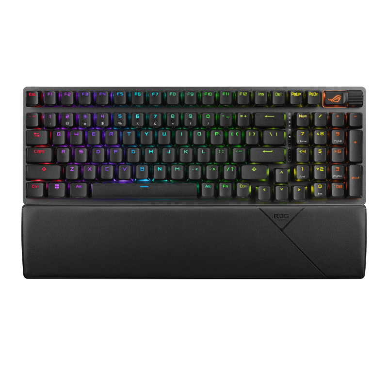 ASUS ROG Strix Scope II 96 Wireless clavier USB + RF Wireless + Bluetooth QWERTY Français Noir