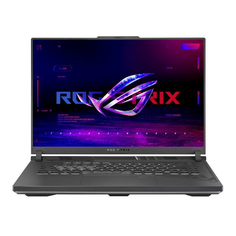 ASUS ROG Strix G16 G614JV-N4213X Intel® Core™ i7 i7-13650HX Ordinateur portable 40,6 cm (16") WQXGA 16 Go DDR5-SDRAM 512 Go SSD NVIDIA GeForce RTX 4060 Wi-Fi 6E (802.11ax) Windows 11 Pro Noir, Gris