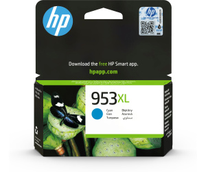 HP 953XL Cartouche d’encre cyan grande capacité authentique