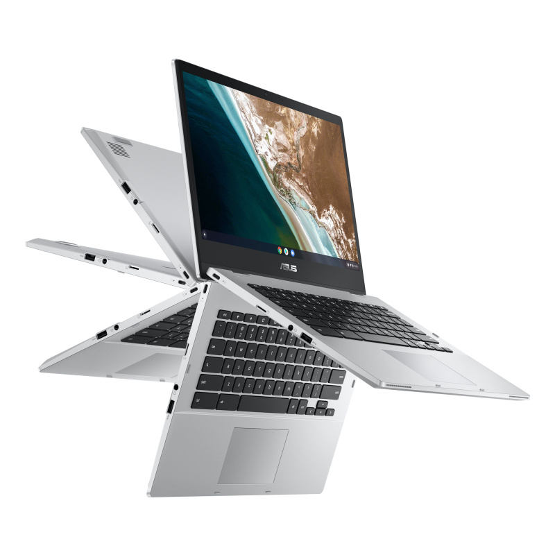 ASUS Chromebook CX1400FKA-EC0117 Intel® Pentium® Silver N6000 35,6 cm (14") Écran tactile Full HD 8 Go LPDDR4x-SDRAM 64 Go eMMC Wi-Fi 6 (802.11ax) ChromeOS Argent