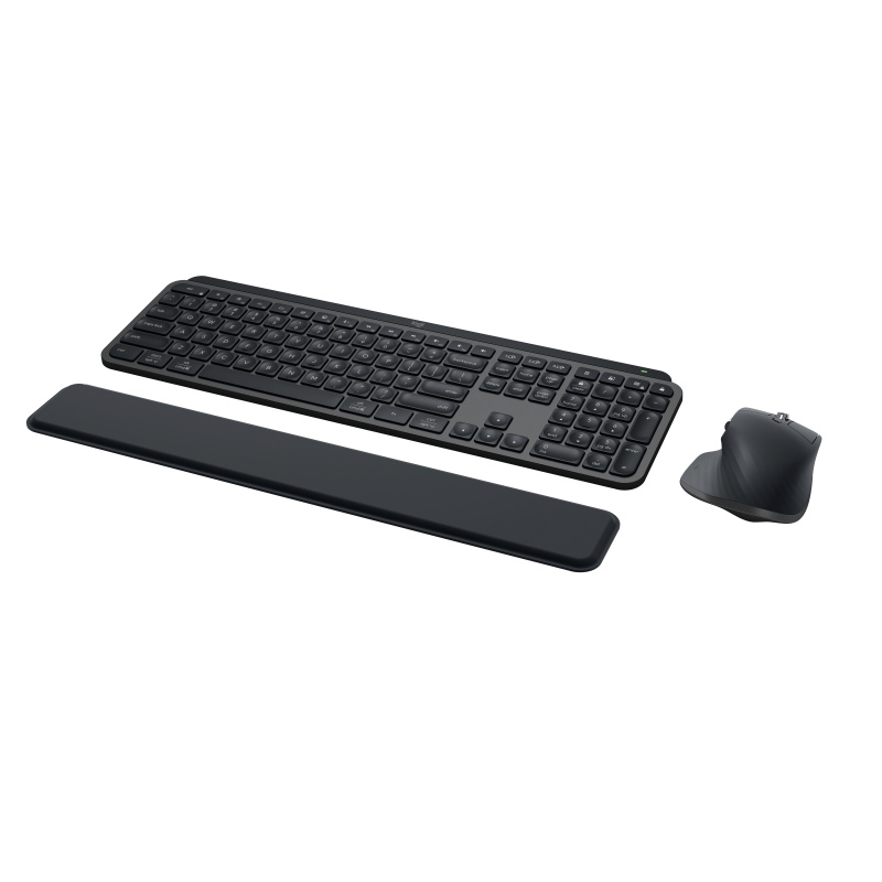 Logitech MX Keys S Combo clavier Souris incluse Bureau RF sans fil + Bluetooth AZERTY Belge Graphite