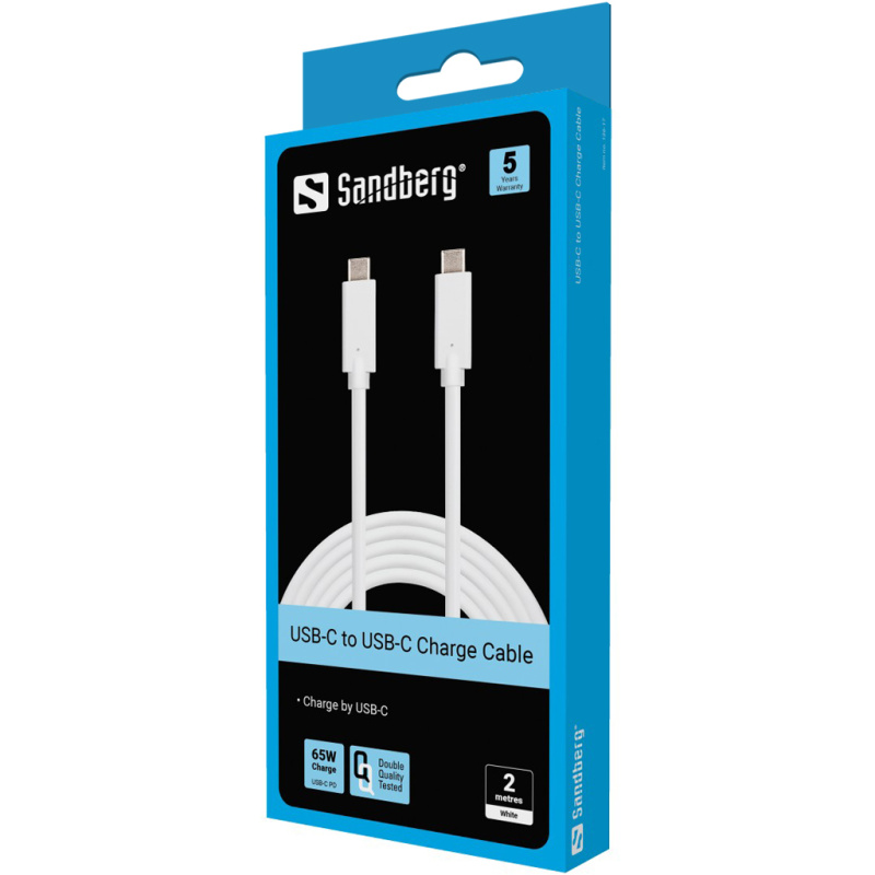 Sandberg USB-C Charge Cable 2M, 60W