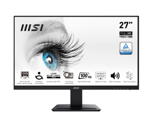 MSI Pro MP273A écran plat de PC 68,6 cm (27") 1920 x 1080 pixels Full HD LED Noir