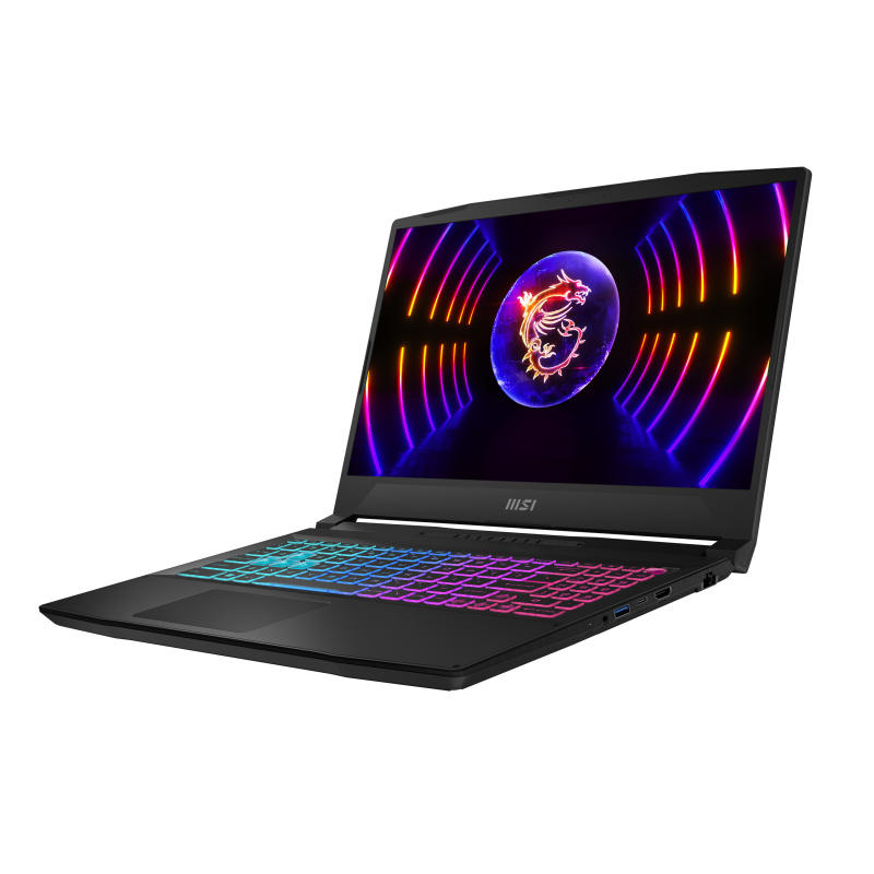 MSI Katana 15 B12VGK-059FR Intel® Core™ i7 i7-12650H Ordinateur portable 39,6 cm (15.6") Full HD 32 Go DDR5-SDRAM 1 To SSD NVIDIA GeForce RTX 4070 Wi-Fi 6 (802.11ax) Windows 11 Pro Noir