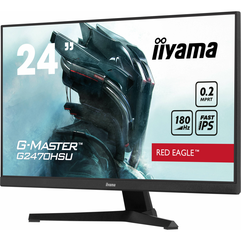 iiyama G-MASTER G2470HSU-B6 écran plat de PC 60,5 cm (23.8") 1920 x 1080 pixels Full HD LCD Noir