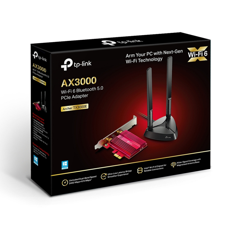 TP-Link Archer TX3000E Interne WLAN / Bluetooth 2402 Mbit/s