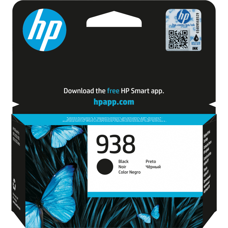 HP 938 Cartouche Encre Authentique Noir