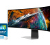 Samsung G95SC écran plat de PC 124,5 cm (49") 5120 x 1440 pixels Dual QHD OLED Argent