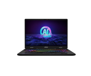 MSI Pulse 16 AI C1VGKG-010FR Intel Core Ultra 7 155H Ordinateur portable 40,6 cm (16") Quad HD+ 16 Go DDR5-SDRAM 512 Go SSD NVIDIA GeForce RTX 4070 Wi-Fi 6E (802.11ax) Windows 11 Home Noir