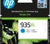 HP 935XL cartouche d'encre cyan authentique grande capacité