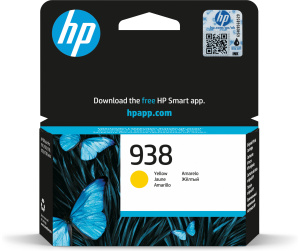 HP 938 Cartouche Encre Authentique Jaune