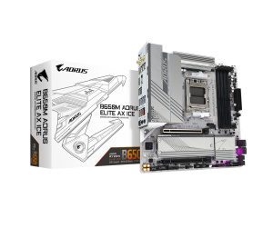 GIGABYTE B650M AORUS ELITE AX ICE carte mère AMD B650 Emplacement AM5 micro ATX