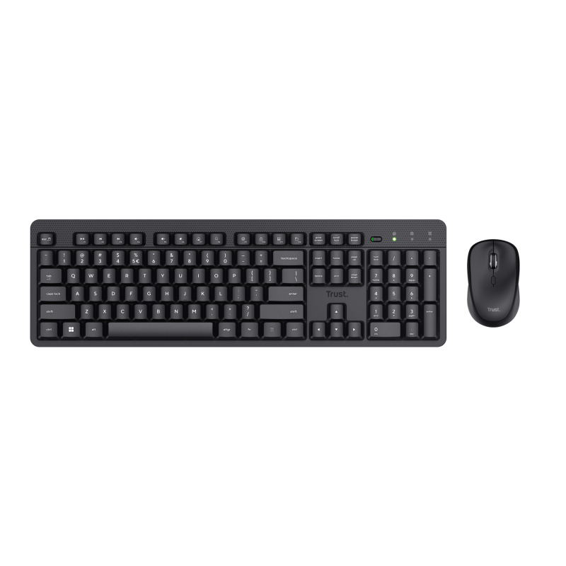 Trust Ody II clavier Souris incluse Bureau RF sans fil AZERTY Français Noir