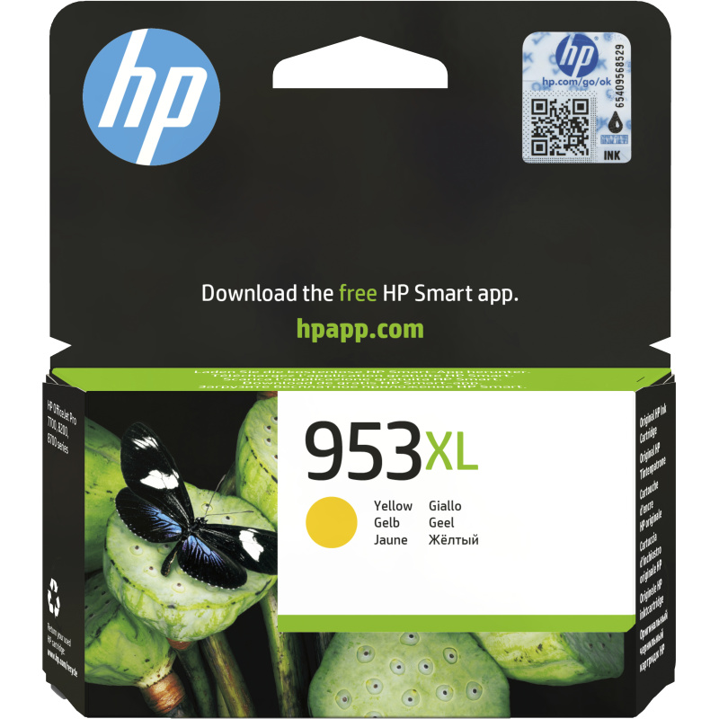 HP 953XL Cartouche d’encre jaune grande capacité authentique