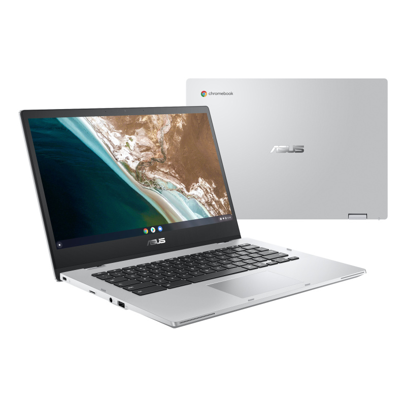 ASUS Chromebook CX1400FKA-EC0117 Intel® Pentium® Silver N6000 35,6 cm (14") Écran tactile Full HD 8 Go LPDDR4x-SDRAM 64 Go eMMC Wi-Fi 6 (802.11ax) ChromeOS Argent