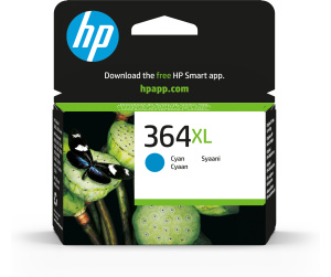 HP 364XL cartouche d'encre cyan grande capacité authentique