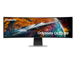 Samsung G95SC écran plat de PC 124,5 cm (49") 5120 x 1440 pixels Dual QHD OLED Argent