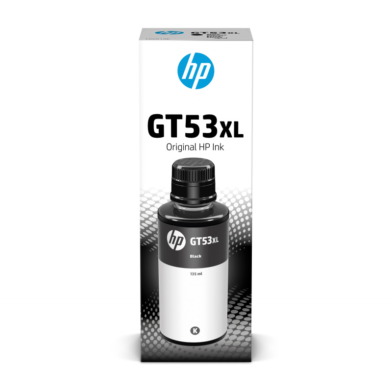 HP Bouteille d'encre noire GT53XL authentique (135 ml)