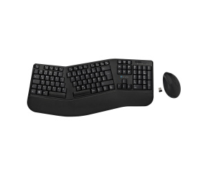 V7 Ensemble clavier et souris ergonomique Bluetooth CKW500BTFR - Configuration FR