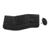 V7 Ensemble clavier et souris ergonomique Bluetooth CKW500BTFR - Configuration FR