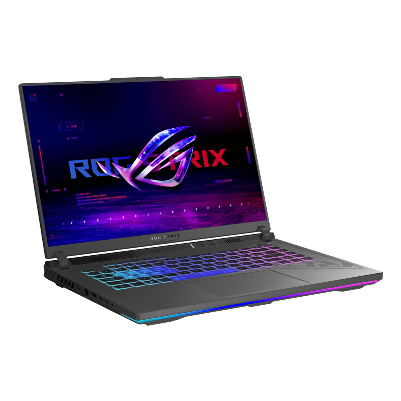 ASUS ROG Strix G16 G614JI-N4183X Intel® Core™ i7 i7-13650HX Ordinateur portable 40,6 cm (16") WQXGA 16 Go DDR5-SDRAM 1 To SSD NVIDIA GeForce RTX 4070 Wi-Fi 6 (802.11ax) Windows 11 Pro Noir, Gris