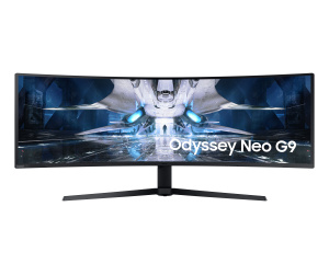 Samsung S49AG950NP écran plat de PC 124,5 cm (49") 5120 x 1440 pixels UltraWide Dual Quad HD LED Blanc