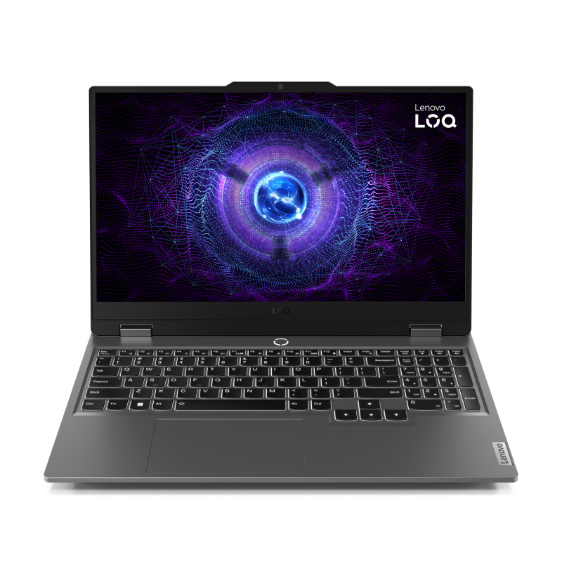 Lenovo LOQ 15IAX9 Intel® Core™ i5 i5-12450HX Ordinateur portable 39,6 cm (15.6") Full HD 24 Go DDR5-SDRAM 512 Go SSD NVIDIA GeForce RTX 3050 Wi-Fi 6 (802.11ax) Gris